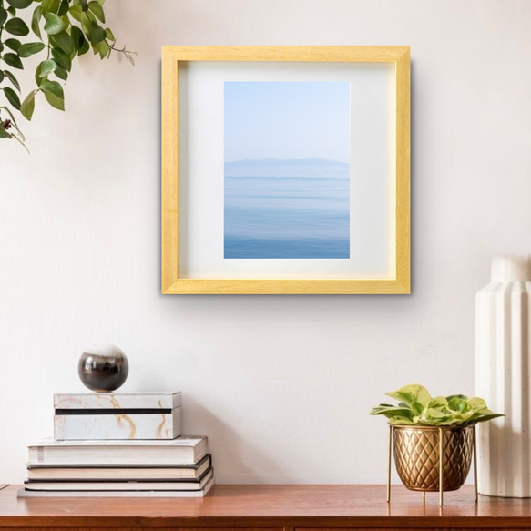 波の音を感じるポスター インテリア アート ポスター 海 ブルー 送料無料 2枚目の画像