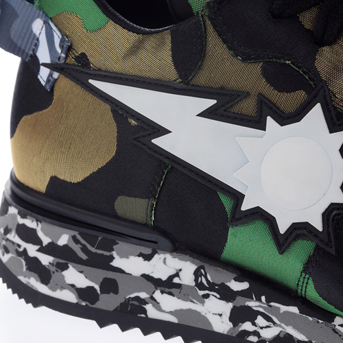 未使用品【URBAN SUN × 西陣織】スニーカー ANDRE 迷彩 41 URBAN SUN アーバンサン スニーカー シューズ メンズ アンドレ