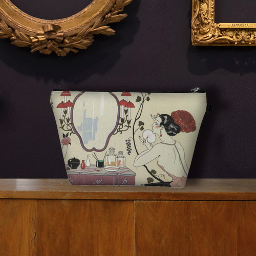 イタリア製アンティーク絵画ジョルジュバルビエ？美品とミュシャの小箱新品 ジョルジュ・バルビエ】選べるサイズとフレーム アートポスター