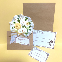 想いを届ける花束カード(ウェディングホワイト) 3枚目の画像