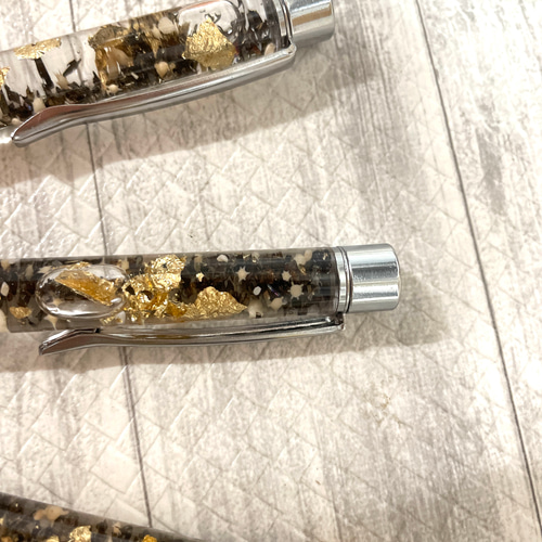 隕石ボールペン✨宇宙通貨ボールペン ✨✨ 隕石通貨ボールペン✨オーダーページ ムオニオナルスタ隕石 ボールペン （ホワイト・ブラック