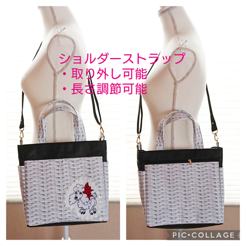 ヘンリーグラス(籠柄) ・ロラライハリス(わんちゃん刺繍) ・ショルダー