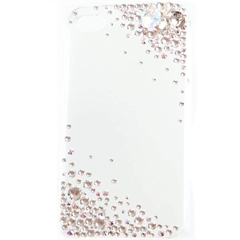 iPhone17 iPhone16 iPhone15 Pixel10  シャイン クリスタル デコ スマホケース 透明