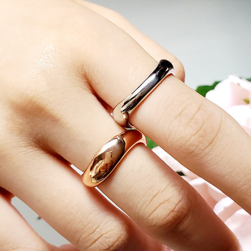 ゴールド ウェーブデザイン リング 11号 ゴールド ウェーブデザイン