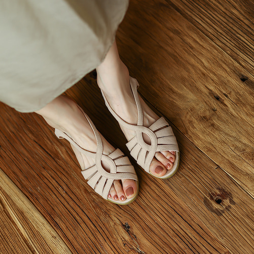 ウェッジソール ウェッジ サンダル レディース 厚底 グルカ サンダル