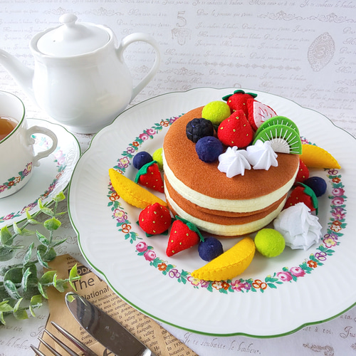 送料無料キャンペーン！】フェルトのおままごと＊フルーツどっさり
