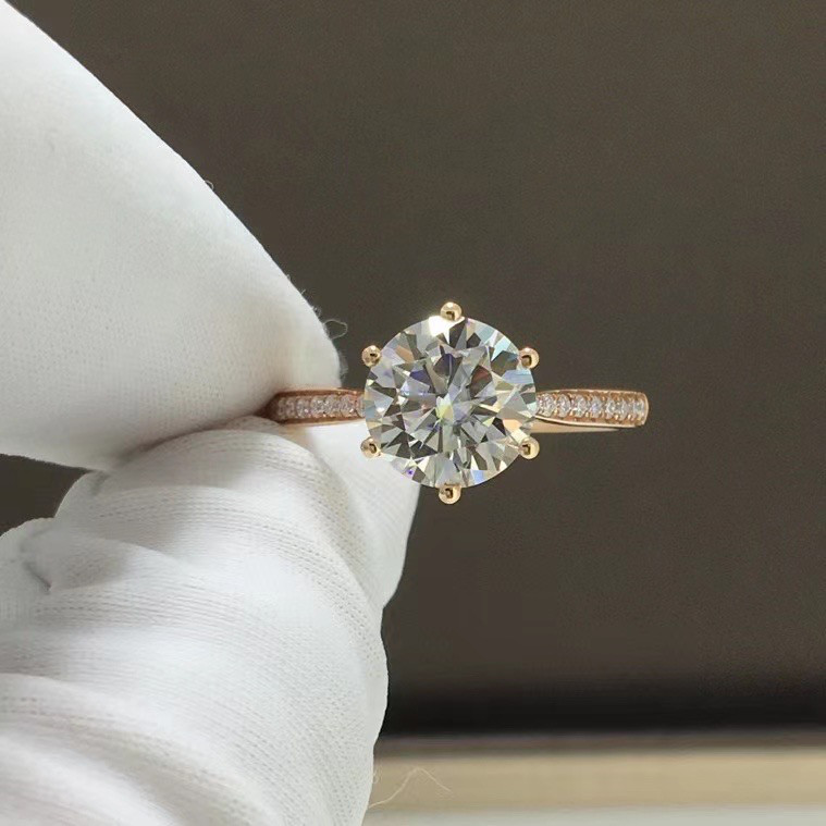 【newデザイン】モアサナイト 　リング　K18PG 42,770円