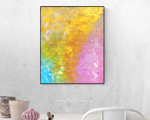 虹の宝 光生 作 抽象画彫金パネル 394c8f468ce388b805466dcc7ac3ed