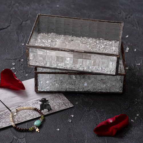 Lサイズ＞ヒマラヤ産水晶クラスター付き浄化セット✨天然石