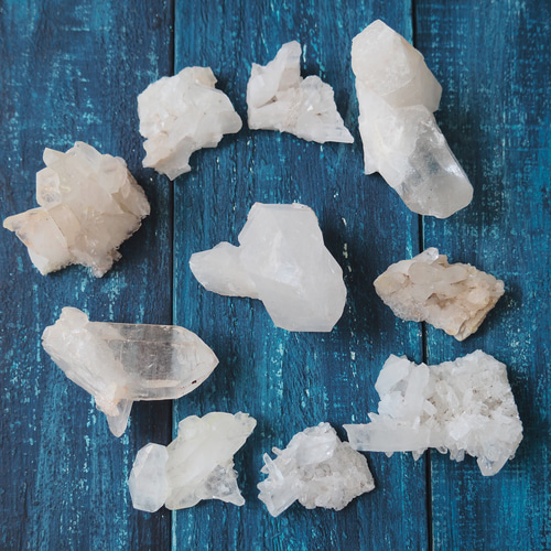 Lサイズ＞ヒマラヤ産水晶クラスター付き浄化セット✨天然石