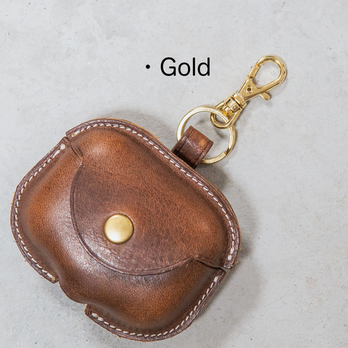 再販】AirPods Pro 3対応 ケース イタリアンレザー ブラウン Pro3まで