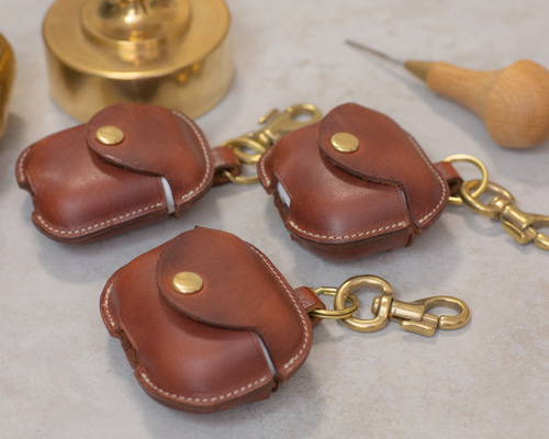 再販】AirPods Pro 3対応 ケース イタリアンレザー ブラウン Pro3まで