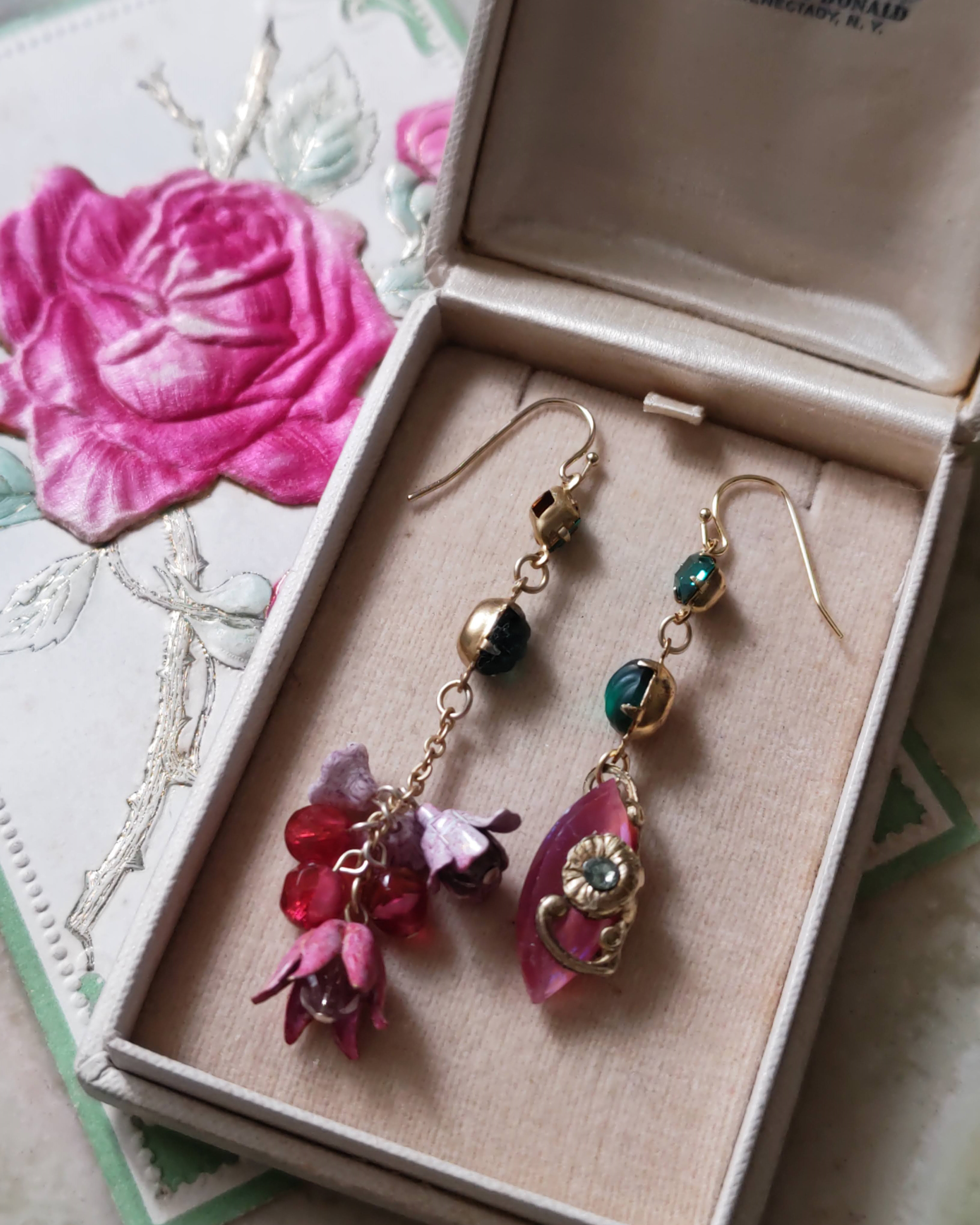 チェコガラス　ピアス