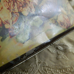 ✿薔薇とバスケットのトフィー缶　ヴィクトリアン　ハンドメイド作品の素材に 7枚目の画像