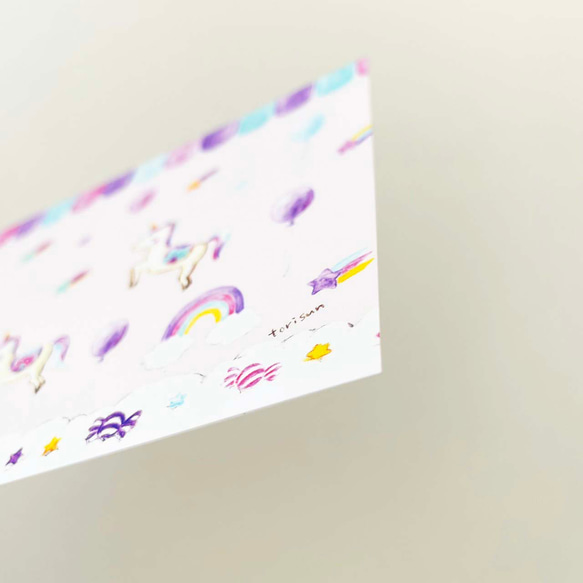 ゆめいろユニコーンポストカード(2枚セット） 5枚目の画像