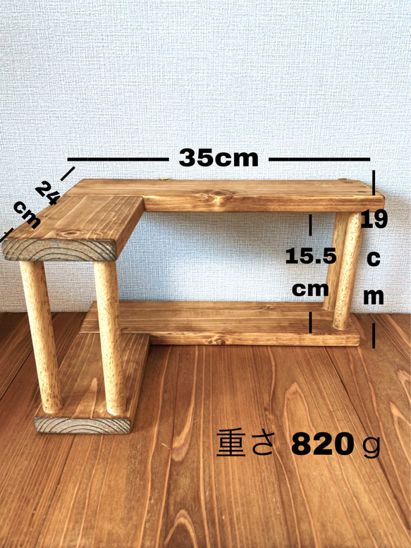コーナーラック◆コーナーシェルフ◆ウォールシェルフ◆カラー変更可 5枚目の画像