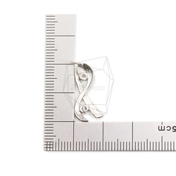 ERG-2081-MR【2個入り】リボンピアス,Rope Ribbon Earring/10mm X 20mm 5枚目の画像