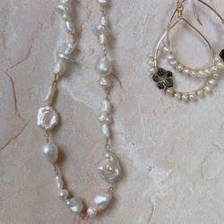 〖 necklace 〗2way pearl necklace(淡水パール) 1枚目の画像