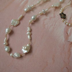 〖 necklace 〗2way pearl necklace(淡水パール) 4枚目の画像
