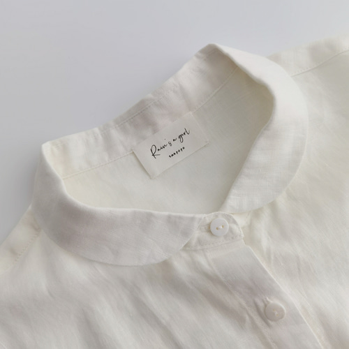 新品⭐︎CADUNEリネン100% 半袖シャツホワイト　定価24200円フリー 新品⭐︎CADUNEリネン100% 半袖シャツホワイト 定価24200円