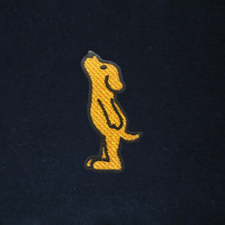 ハイクオリティーTシャツ「見上げる犬の流れ星Tシャツ」5.6オンス（ダークネイビー） 3枚目の画像
