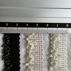 【50厘米起】RCP-00120N 珍珠蕾絲花邊編織絲帶 蕾絲絲帶 絲帶材質珍珠 第4張的照片