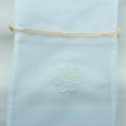 ギフトラッピング用巾着袋（お花） 2枚目の画像