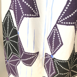 浴衣リメイク フレアスカート&ツイリースカーフセット［004］ 8枚目の画像