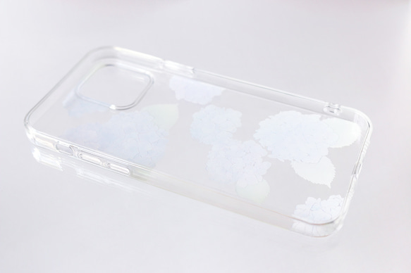 繡球花透明智慧型手機保護殼 [軟型] iPhone / Android 第7張的照片