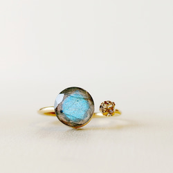 Heart rough cut ring – Biju mam