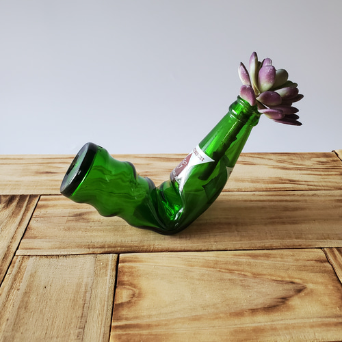 再販】V 花瓶 ウィルキンソン ジンジャーエール Re-glass リグラス