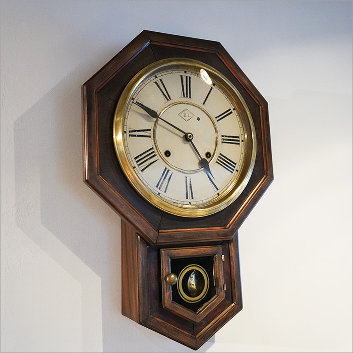 驚きの値段 柱時計 ゼンマイ 振り子時計 ボンボン 昭和レトロ 掛時計