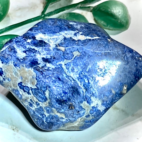 願望を叶える✨】デュモルチェライト 原石 タンブル その他置物 東洋