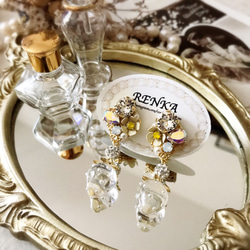 新品　社交ダンス　イヤリング　スワロ　オーロラ　ワルツ　タンゴ　540 新品 社交ダンス イヤリング スワロ オーロラ ワルツ タンゴ 540