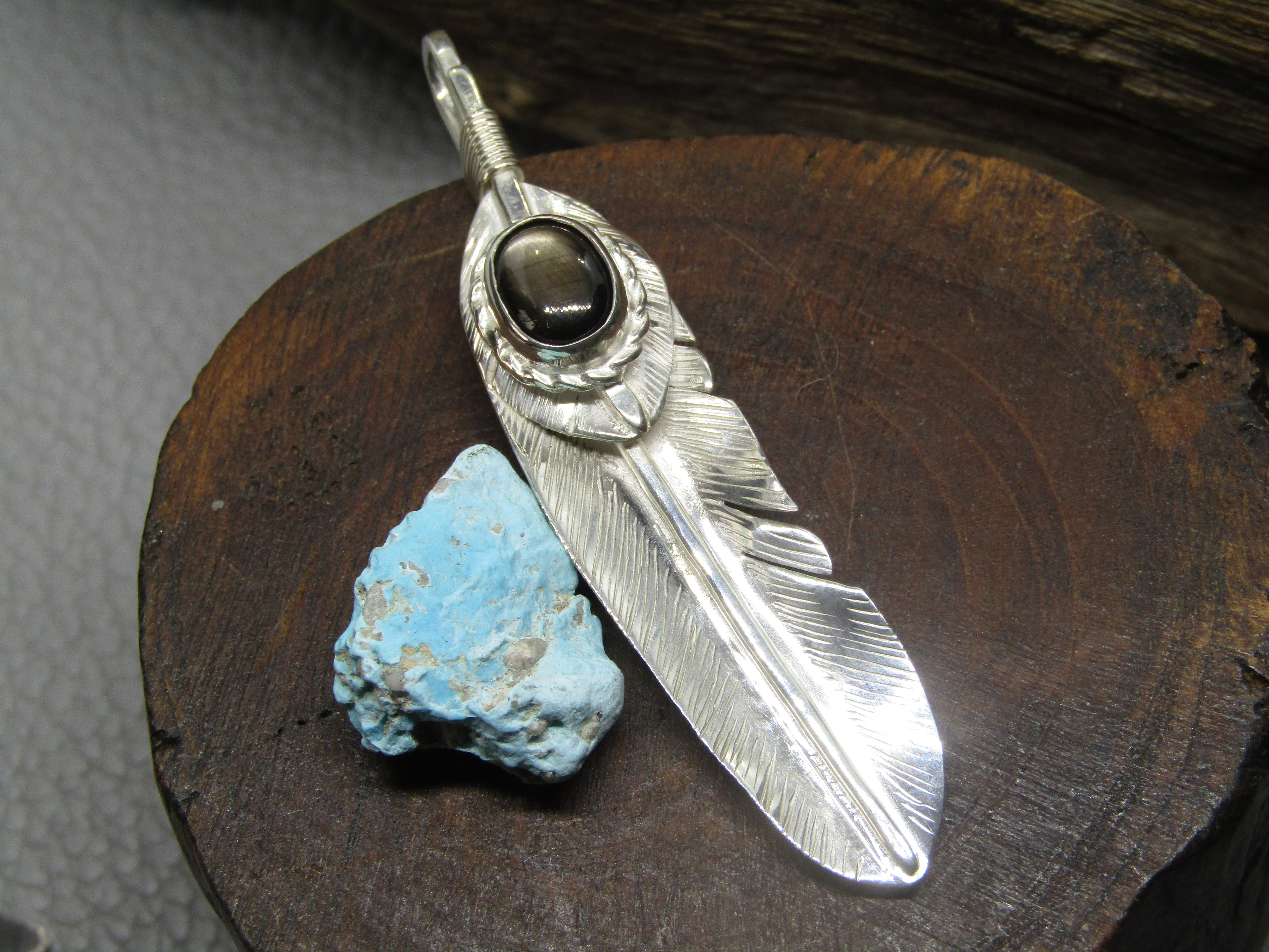 ナチュラル ブラックウェブキングマン ウォーターウェブ ビッグフェザー