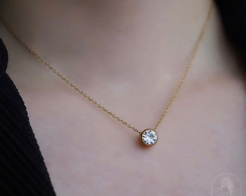 【Noel】天然シリシャスシスト×ジルコニアの大粒ネックレストップ 楽天市場】ネックレス ドロップ しずく型 涙型 ジルコニア 金属