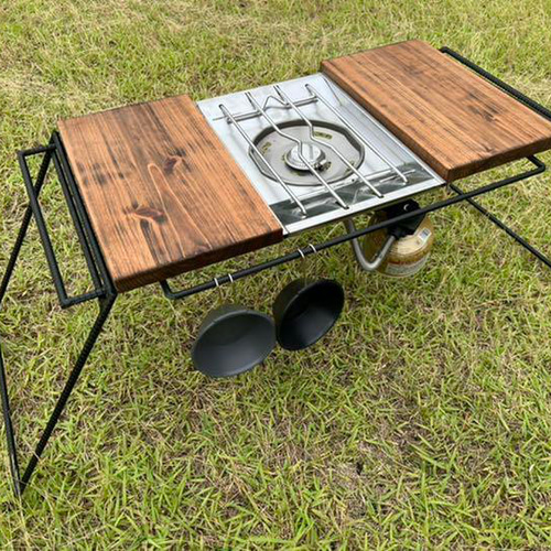 フラットバーナ－テーブルアイアンigtテーブル フラットバーナーテーブル アイアン IGT テーブルオリジナル 杉