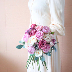 ラウンドブーケ&ブートニア ／ウェディング・結婚式 67dc7fa5f15f979ab15d03f7b0c823