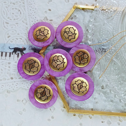 M190.violet【25mm4本】バイオレットブルークラシカルローズガーデン 