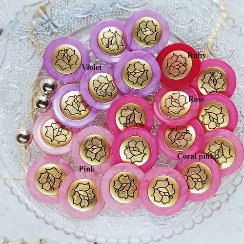 M190.violet【25mm4本】バイオレットブルークラシカルローズガーデン  