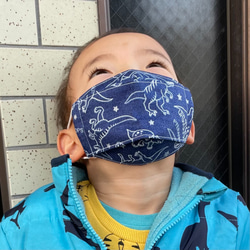 パンダがいっぱい　箱型大臣マスク　幼児サイズ　2枚セット 7枚目の画像