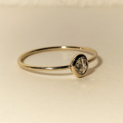 ◆一点物◆ ローズカット ダイヤモンド・gold ring・K10YG・ 5枚目の画像