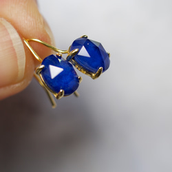 〖 pierce〗 Lapis lazuli (8×6)ラピスラズリ 1枚目の画像