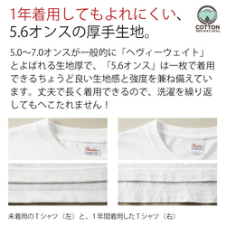 送料無料☆【Tシャツ3箇所プリント】プランツデザイン No.4 5.6oz Cotton:100% 5枚目の画像
