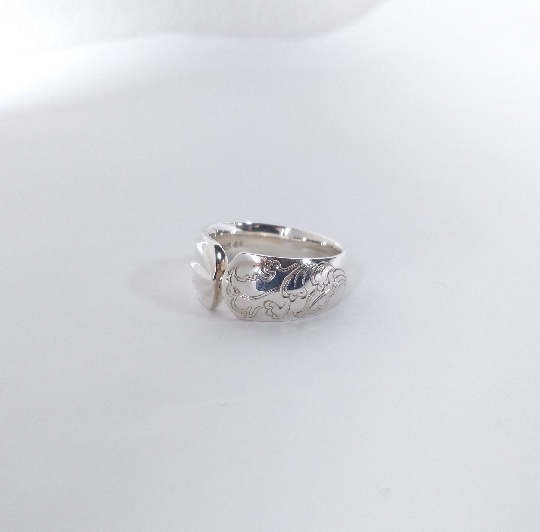 花びらモチーフ_リング④孔雀_#10