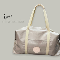 専用￼♡handmade♡ field of flower ぽってり持てるバッグ horo.s】 雨もプールも水遊びも！防水ハーフリネンのビッグ