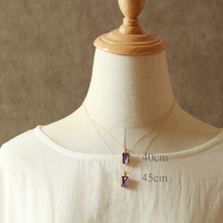 gemstone jewelry チャロアイトのネックレス　 10枚目の画像