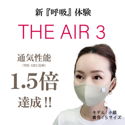 新 呼吸 体験！『THE AIR 3』［1枚］　すべてのアクティブを可能にするマスク・・・ 1枚目の画像