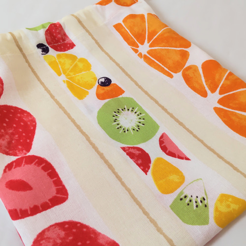 いちご ☆フルーツサンド お弁当袋 コップ袋 ハンドメイド ランチョン