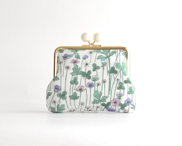 Kiss lock purse (M) - Liberty "Josephine's Daisies" PP [212] 第4張的照片